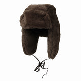 Winter  Faux Fur Snow Trapper Russian Hat Ear Flaps KRT1149