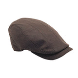 Wool Newsboy Cap Flat Cap Ivy Gatsby Golf Cabbie Hat Adjustable Hunting Hat LD31548