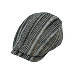 Stripe Ivy Gatsby Hats - Newsboy Cabbie Cap - Hunting Driving Golf Adjustable