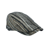 Stripe Ivy Gatsby Hats - Newsboy Cabbie Cap - Hunting Driving Golf Adjustable LD31576