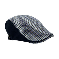 Wool Plaid Check Newsboy Cap - Ivy Gatsby Cabbie Hat - Winter Golf Driving Cap LD31577