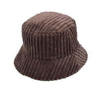 Winter Corduroy Bucket Hat - Fisherman Sun Cap Foldable Outdoor Travel Mens Womens LDB1560