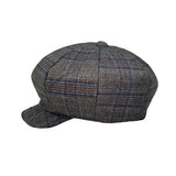 Tartan Plaid Glen Check Baker Boy Flat Cap Beret Newsboy Hat LDG1463
