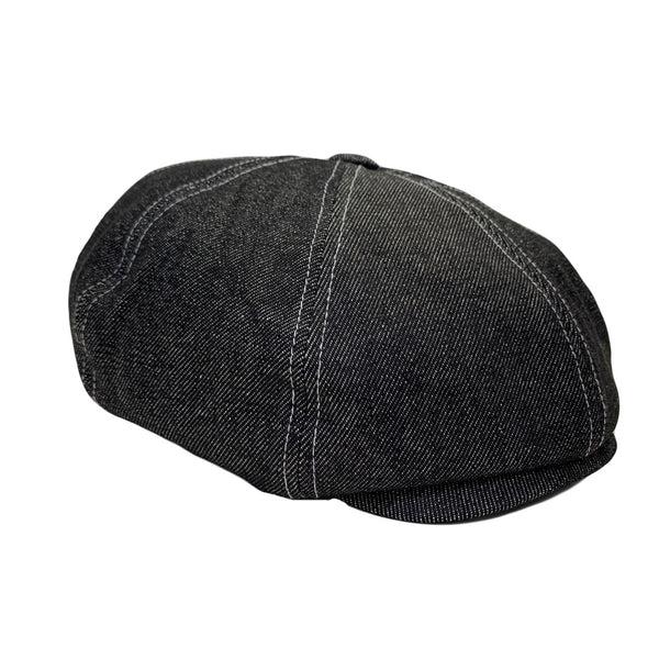 Denim Cotton Bakerboy Cap Newsboy Hat Simple Beret Peaked Cap