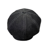 Denim Cotton Bakerboy Cap Newsboy Hat Simple Beret Peaked Cap LDG1464