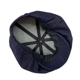 Denim Cotton Bakerboy Cap Newsboy Hat Simple Beret Peaked Cap LDG1464