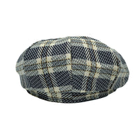 Tartan Plaid Newsboy Hat - Wool Cabbie 8 Panel Beret Baker Boy Cap LDG1564