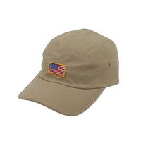 Jockey Flat Bill Cap US American Flag 5 Panel Hat