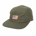 Jockey Flat Bill Cap US American Flag 5 Panel Hat MU21161