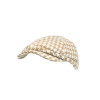 Houndstooth Newsboy Cap Ivy Cabbie Cap Flat Cap Winter Hat