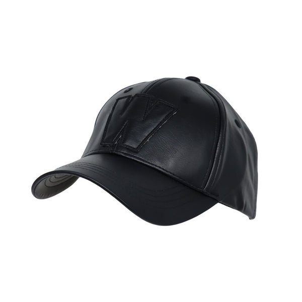 Unisex Baseball Cap PU Leather Casual Dad Ball Hat