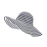 Women Foldable Light Swirl Striped Floppy Hat Beach Cap NC9718