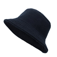 Winter Polyester Warm Bucket Hat Fedora Outdoor Cap