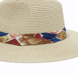 Paperstraw Fedora Panama Sun Summer Beach Hat Banded QZN0057