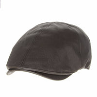 Faux Leather Newsboy Hat Flat Cap SL3039