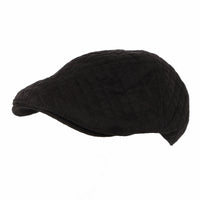 Ivy Flat Cap Quilting Soft Suede Newsboy Hat SL31120