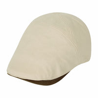 Basic Newsboy Hat Faux Leather Brim Adjustable Flat Cap SL31274