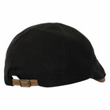 Basic Newsboy Hat Faux Leather Brim Adjustable Flat Cap SL31274