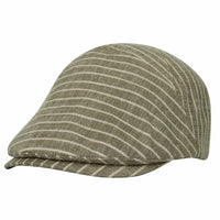 Cotton Summer Stripe Newsboy Hat Adjustable Flat Cap SL31275