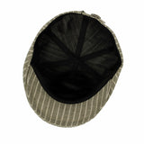 Cotton Summer Stripe Newsboy Hat Adjustable Flat Cap SL31275