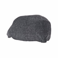 Meshed Lattice Pattern Wool Newsboy Hat Flat Cap SL3127