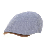 Trendy Houndstooth Pattern Cotton Newsboy Hat Flat Cap SL3245