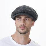 Newsboy Hat Wool Felt Simple Gatsby Ivy Cap SL3525