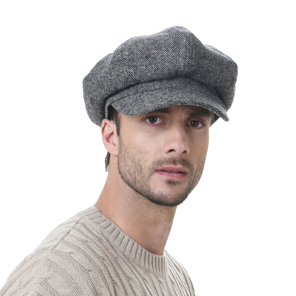 Newsboy Hat Wool Felt Simple Gatsby Ivy Cap – WITHMOONS