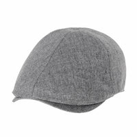 Mens Flat Cap Simple Classic Bocaci Cotton Ivy Hat