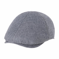 Mens Flat Cap Simple Classic Bocaci Cotton Ivy Hat