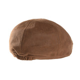 Ivy Flat Cap Simple Classic Faux Leather Gatsby Hat SL3857