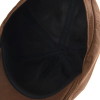 Ivy Flat Cap Simple Classic Faux Leather Gatsby Hat SL3857