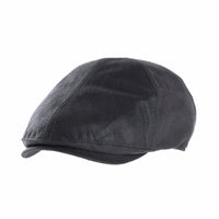 Ivy Flat Cap Simple Classic Faux Leather Gatsby Hat SL3857