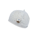 Knit Beanie Slouchy Winter Women Pearl Earflap Hat SL51237