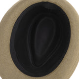 Wool Felt Fedora Hat Simple Classic Monochrome Band SL6449