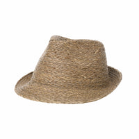 Fedora Hat Summer Cool Bocasi Raffia Simple Plain Seamless Unique Hat