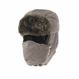 Ear Flap Cap Trapper Hat Russian Wind proof Trooper Faux Fur SL7138