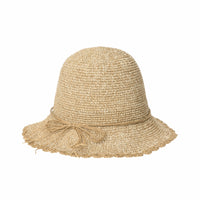 Women Flanging Straw Sun Hat Bocassi Summer Bowler Beach Cap SL8988