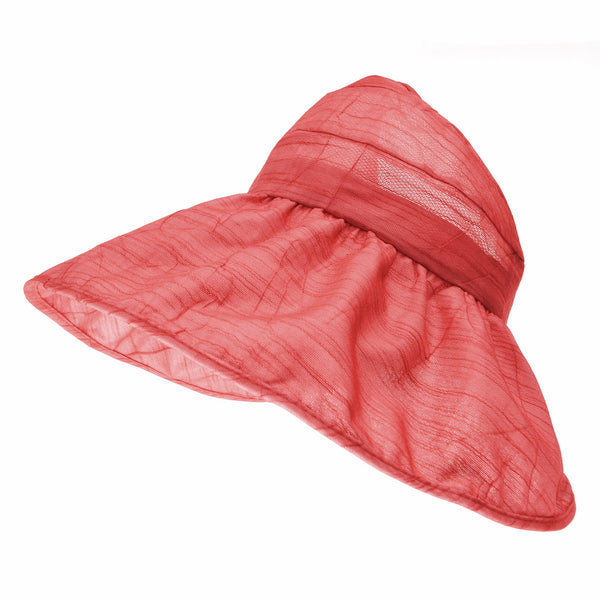 Floral Ladies Sun Visor Hat with Floppy Wide Brim – WITHMOONS