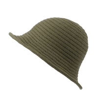 Winter Wool Womens Knitted Bucket Hat Bowler Fedora SLB1246