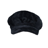 Winter Fuzzy Fleece Newsboy Hat Baker Boy Beret Flat Cap SLG1492