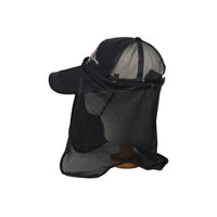 Sunshield Hat Sun Protection Cap Mesh Safari Hike Cap Neck Flap Fishing Hat SLM1529