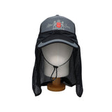 Sunshield Hat Sun Protection Cap Mesh Safari Hike Cap Neck Flap Fishing Hat SLM1529