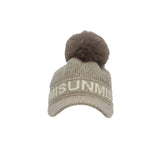 Knitted Women Winter Visor Knit Baseball Cap Pom Beanie Soft Warm Ribbed Hat SLQ1487