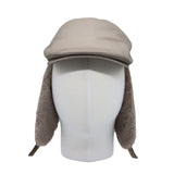 Winter Polyester Warm Earflap Flat Cap Trapper Ski Hat SLT1302