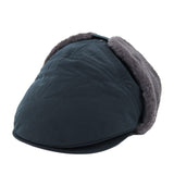 Winter Polyester Warm Earflap Flat Cap Trapper Ski Hat SLT1302