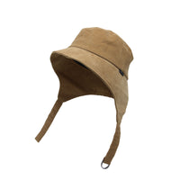 Cotton Corduroy Trapper Hat Ear Flap Solid Warm Cap
