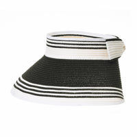 Womens Summer Sun Visor Packable Roll-Up Beach Hat SLV1033