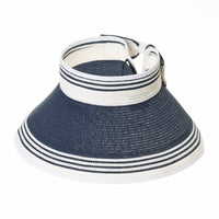 Womens Summer Sun Visor Packable Roll-Up Beach Hat SLV1033