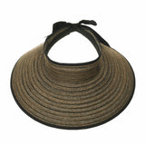 Womens Summer Sun Visor Foldable Beach Hat SLV1039
